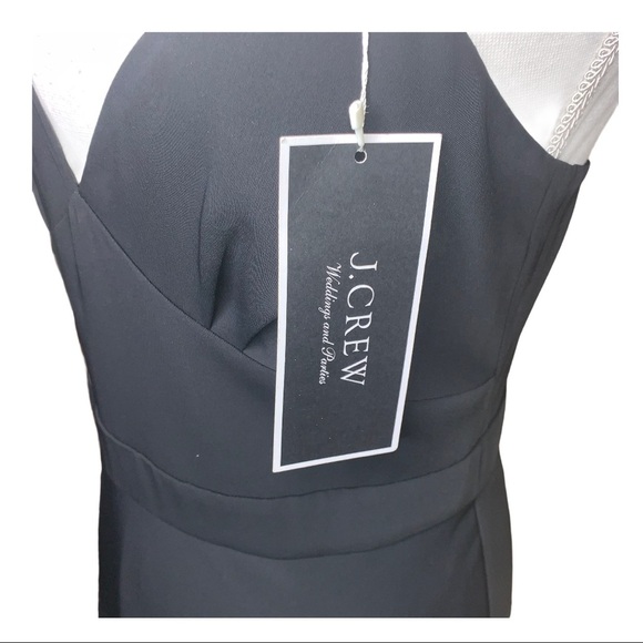 J. CREW WEDDING & PARTIES Black A Line Dress 8 NWT - Picture 13 of 16